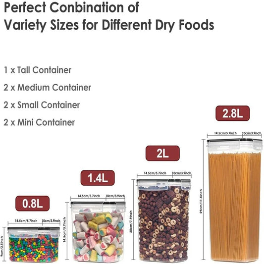 Airtight Food Storage Containers Set – Keep Your Kitchen Organized & Fresh