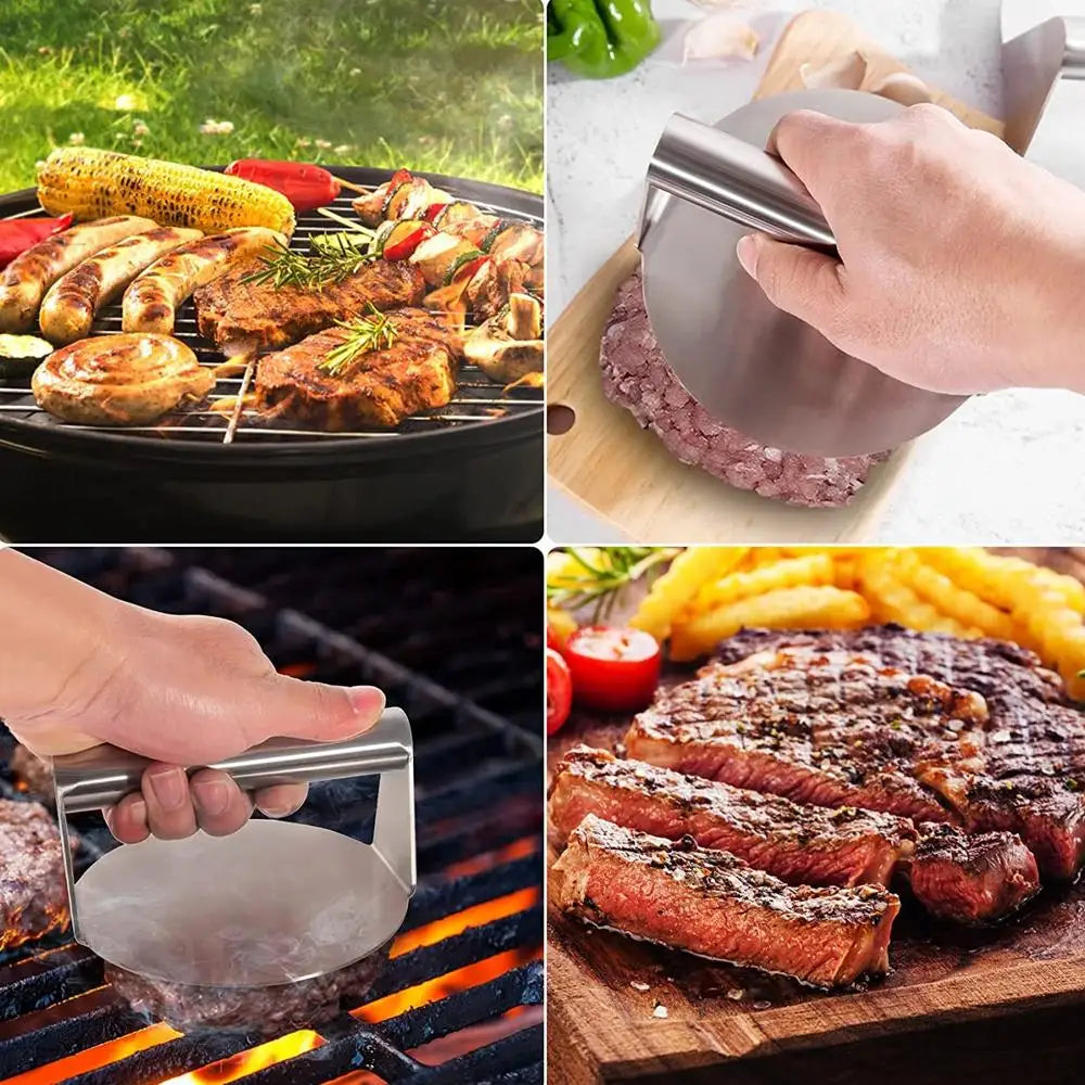 Vibrazo™ Stainless Steel Burger Press (12cm)