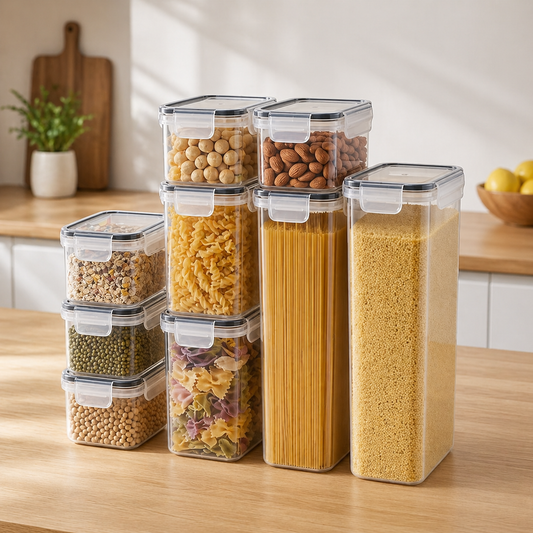 Vibrazo™ Premium Food Storage Containers – Keep Your Kitchen Clean & Organized