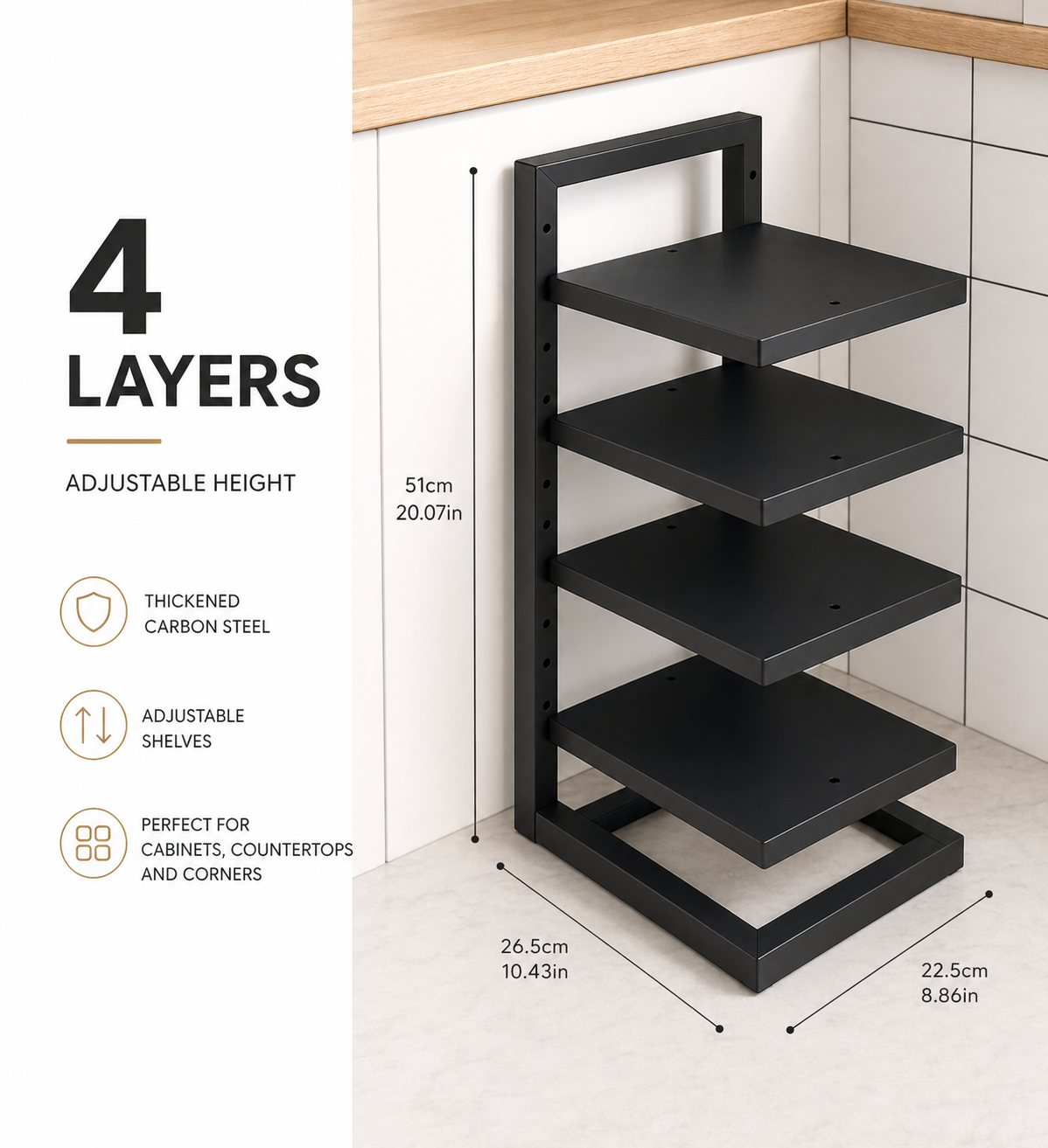 Double Your Cabinet Space with This Smart Pan Organizer