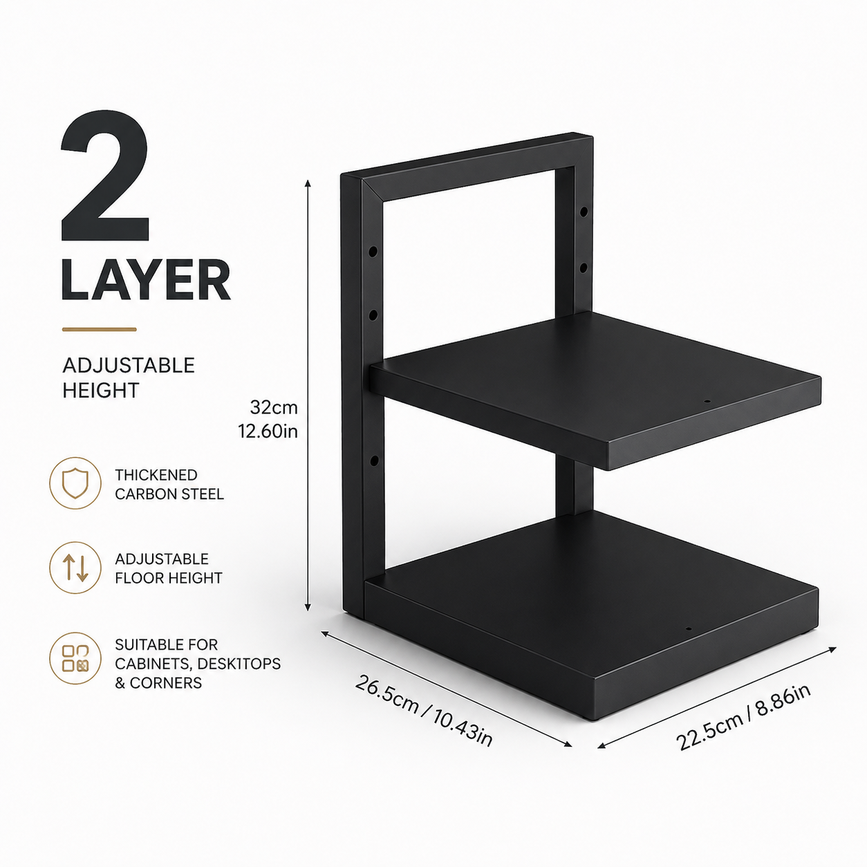 Double Your Cabinet Space with This Smart Pan Organizer