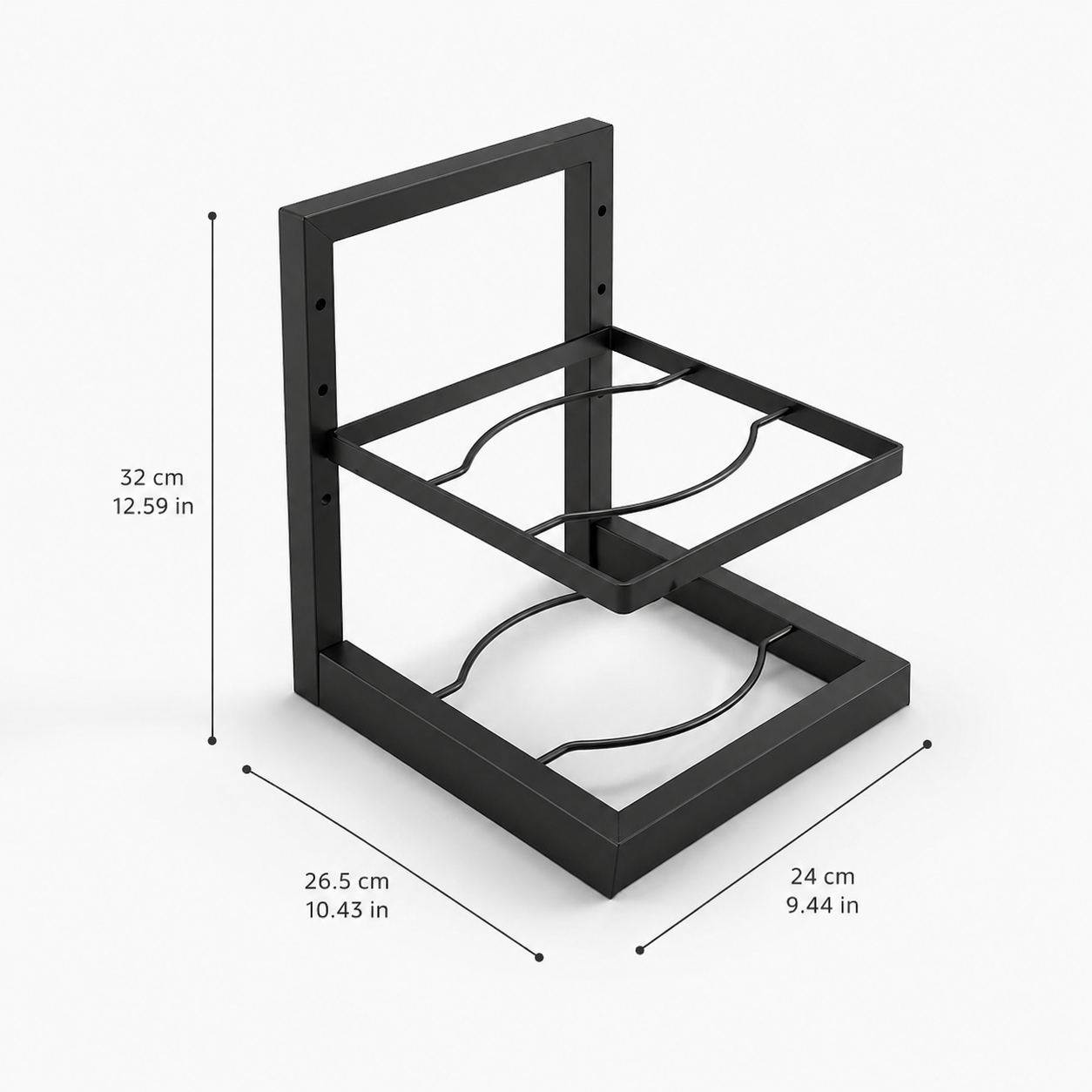 Double Your Cabinet Space with This Smart Pan Organizer
