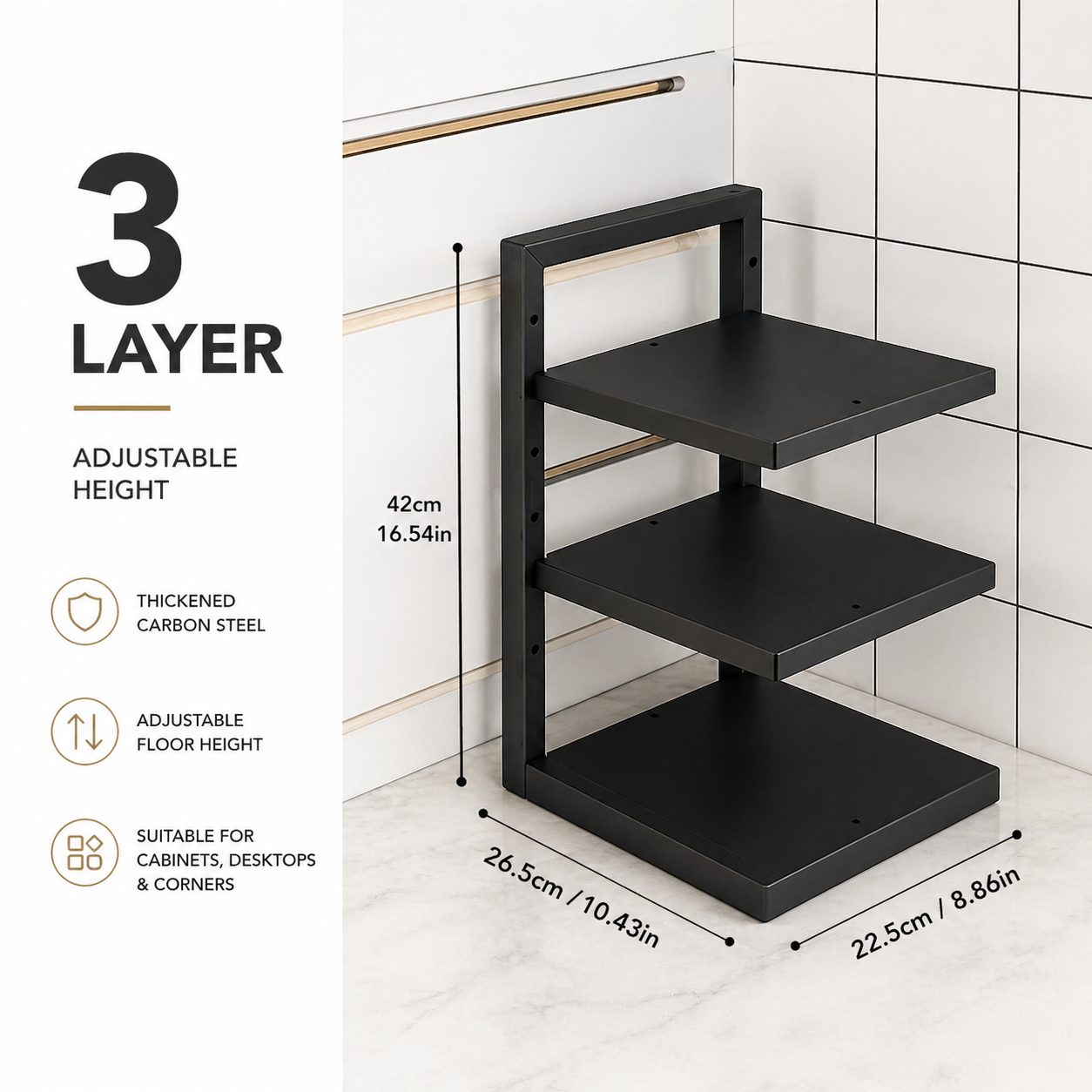 Double Your Cabinet Space with This Smart Pan Organizer