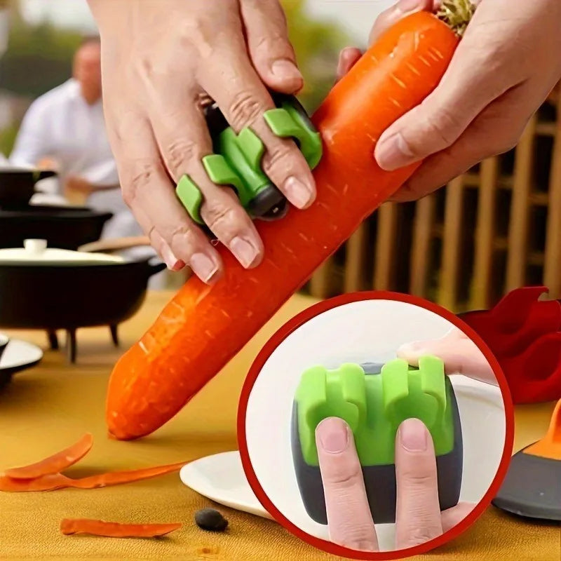 Finger Peeler Ring | Quick Vegetable Peeling Tool