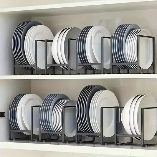 Kitchen Cabinet Organiser Rack | Plate, Pan & Board Storage Stand