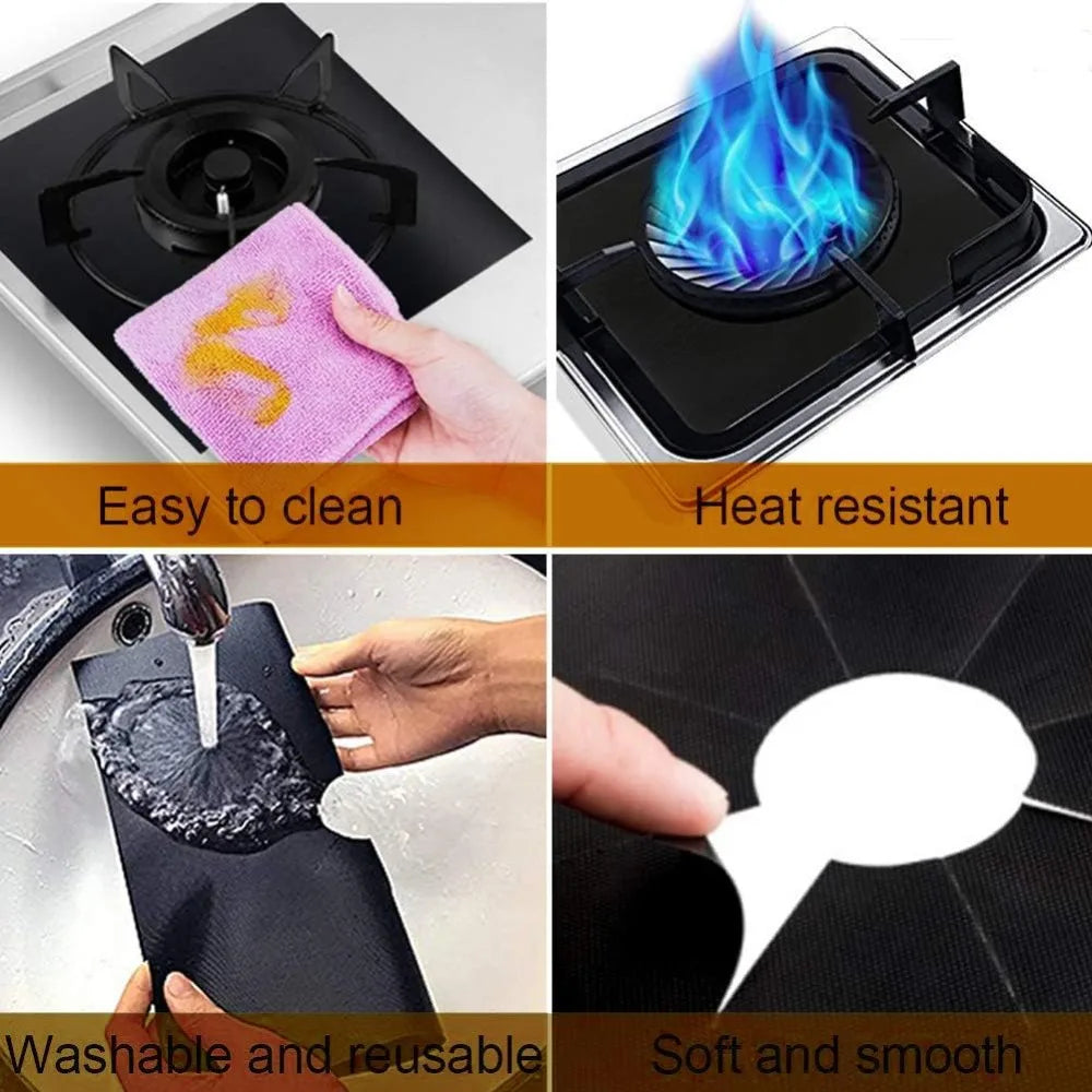 Vibrazo™ Reusable Stove Burner Covers – Keep Your Stove Clean