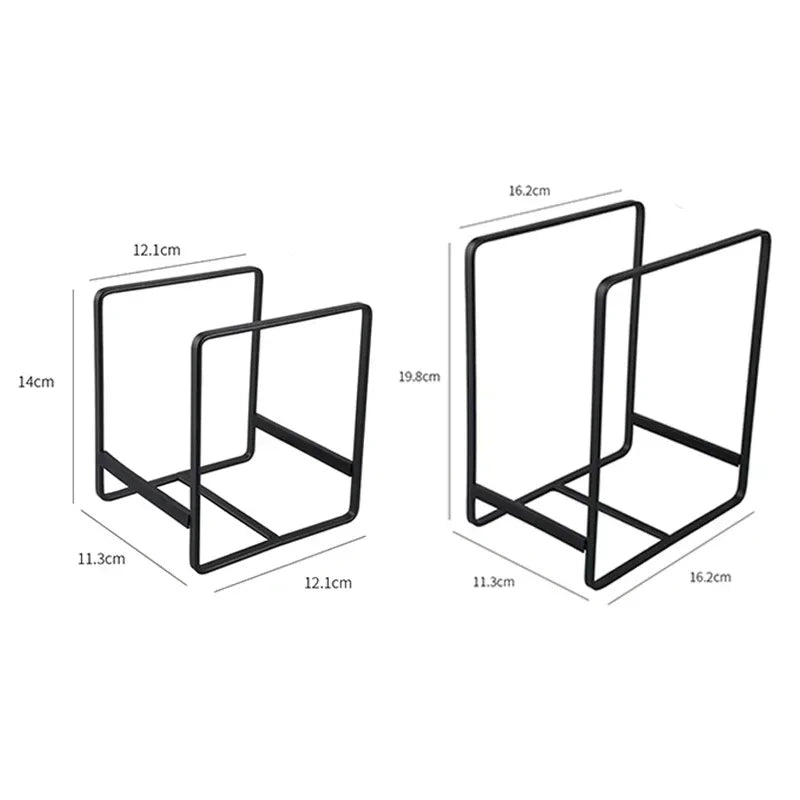 Kitchen Cabinet Organiser Rack | Plate, Pan & Board Storage Stand
