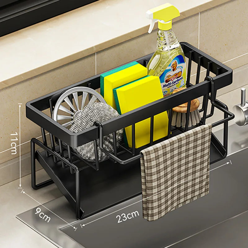Kitchen Sink Organiser Rack | Sponge & Soap Storage Caddy