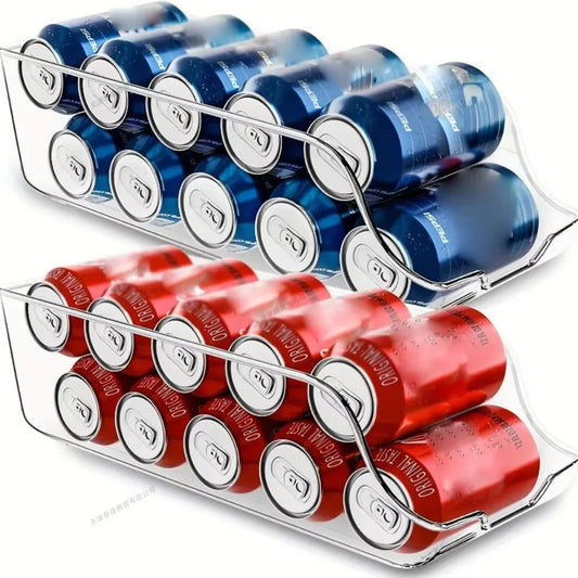 Stackable Can Organizer Rack – Keep Your Fridge Clean & Organized