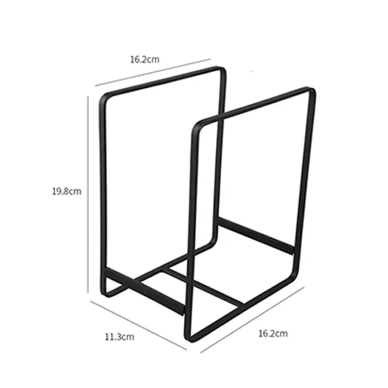 Kitchen Cabinet Organiser Rack | Plate, Pan & Board Storage Stand