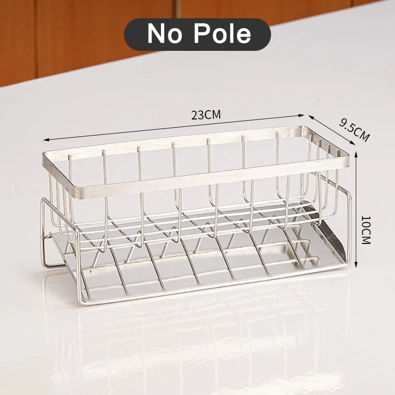 Kitchen Sink Organiser Rack | Sponge & Soap Storage Caddy