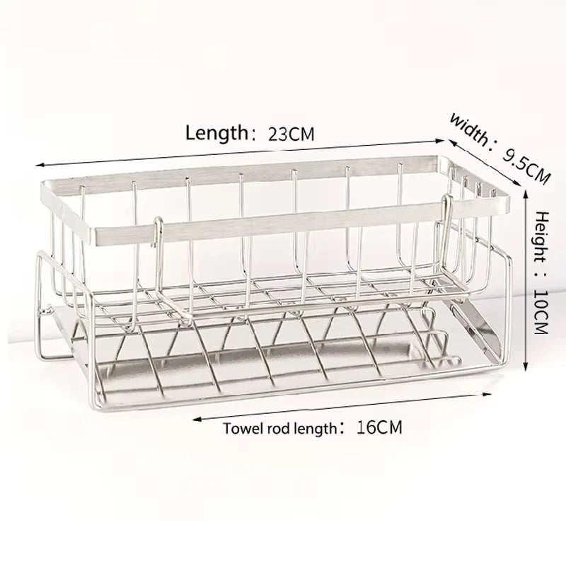 Kitchen Sink Organiser Rack | Sponge & Soap Storage Caddy