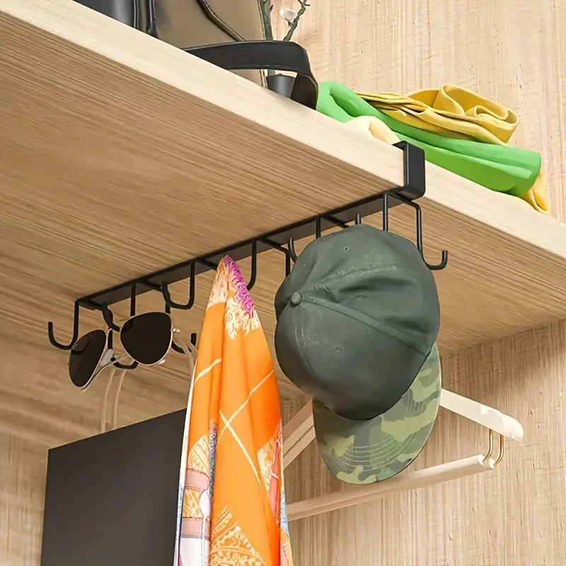 Vibrazo™ Under Shelf Mug Holder – Space Saving Kitchen Organizer