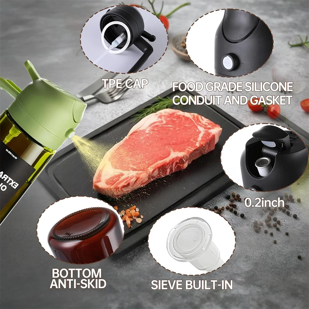 Vibrazo™ Premium Oil Sprayer & Pourer