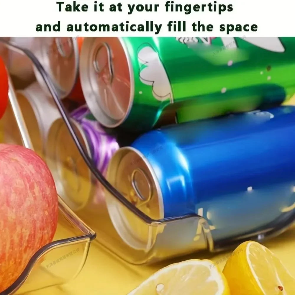 Stackable Can Organizer Rack – Keep Your Fridge Clean & Organized