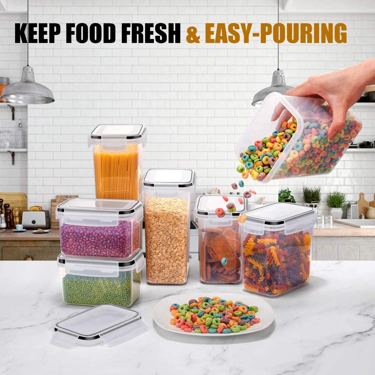 Airtight Food Storage Containers Set – Keep Your Kitchen Organized & Fresh