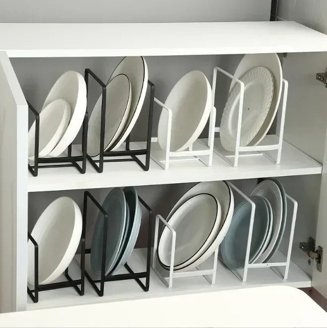 Kitchen Cabinet Organiser Rack | Plate, Pan & Board Storage Stand