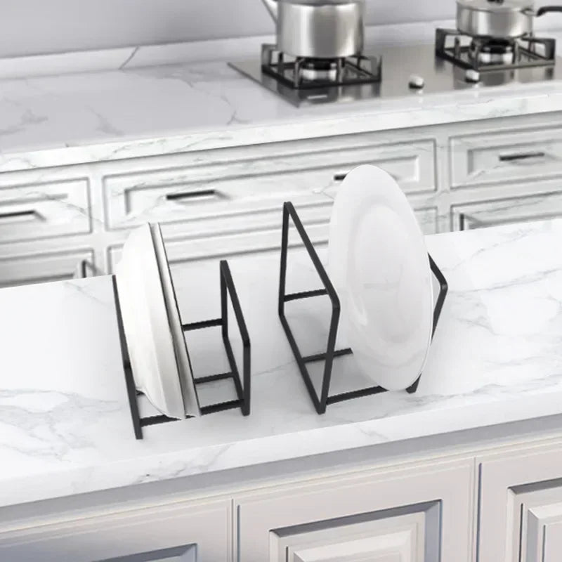 Kitchen Cabinet Organiser Rack | Plate, Pan & Board Storage Stand
