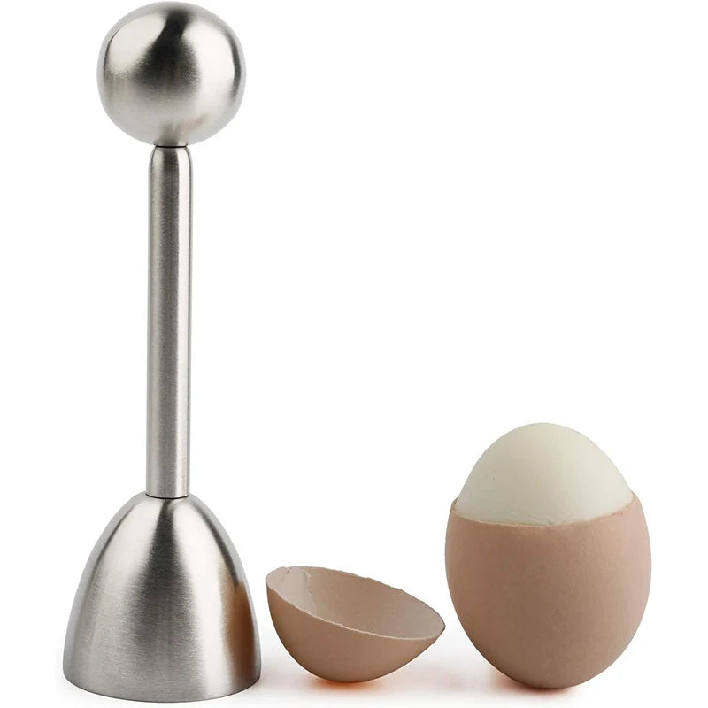 Stainless Steel Egg Topper Set | Perfect Boiled Egg Opener