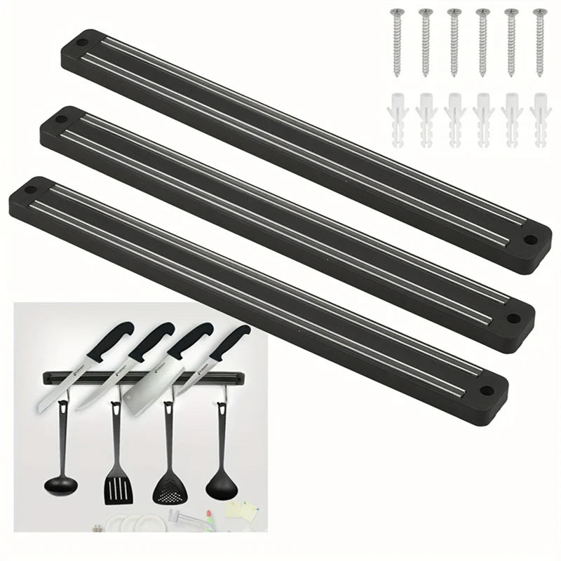 Vibrazo™ Magnetic Knife Holder – Clean & Safe Kitchen Storage