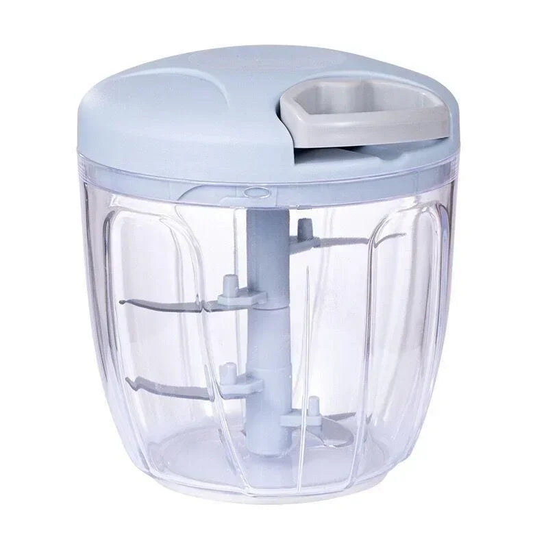 Manual Pull Food Chopper | Quick Garlic, Onion & Veg Cutter