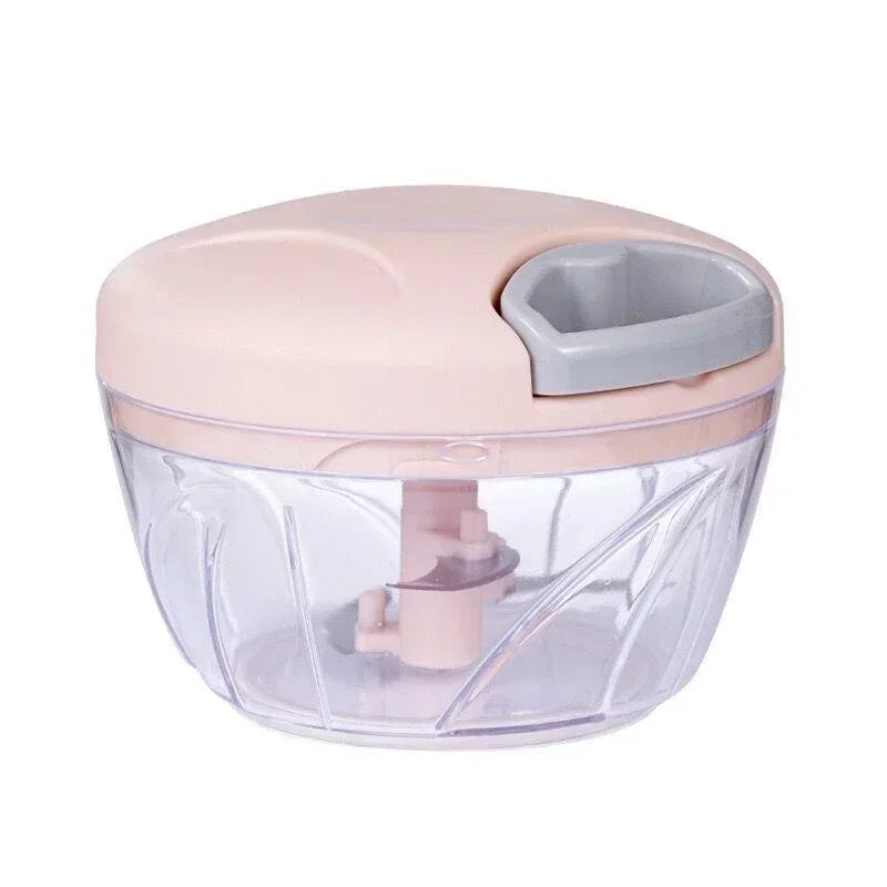 Manual Pull Food Chopper | Quick Garlic, Onion & Veg Cutter