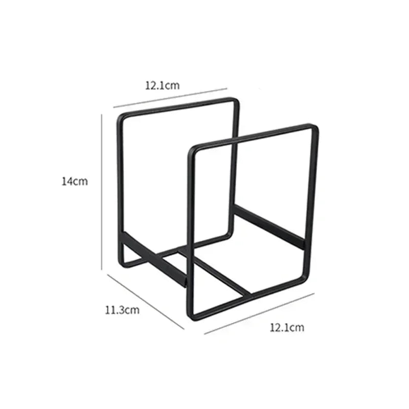 Kitchen Cabinet Organiser Rack | Plate, Pan & Board Storage Stand