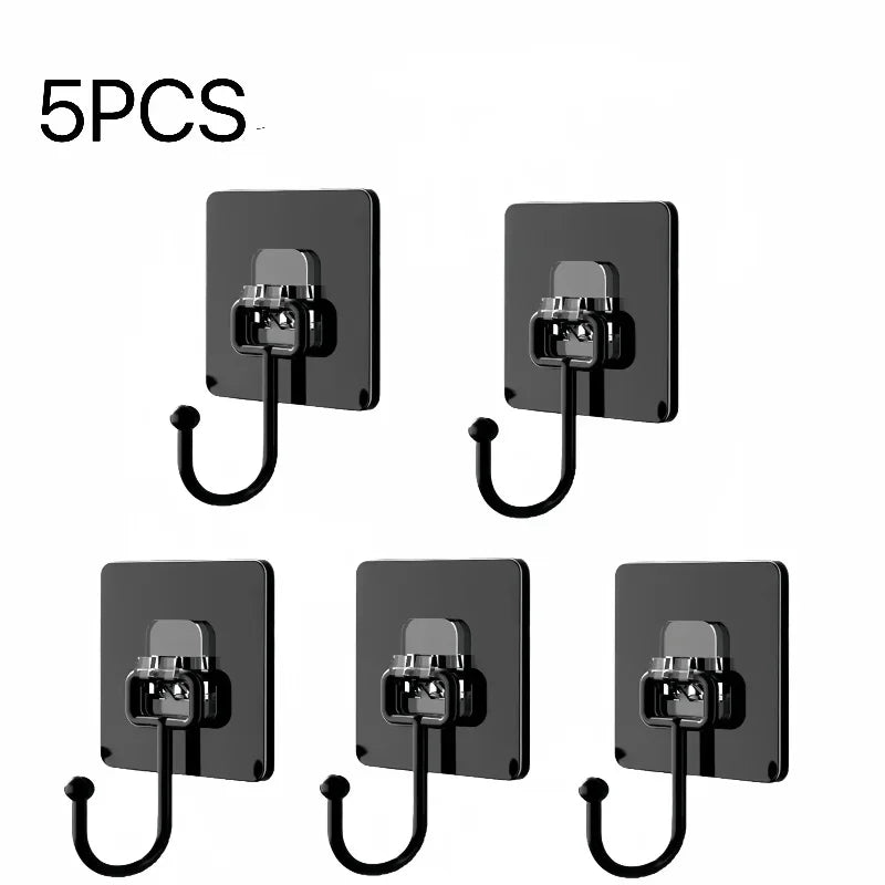 Vibrazo™ Adhesive Wall Hooks – No Drill Strong Hold (Multi-Pack)
