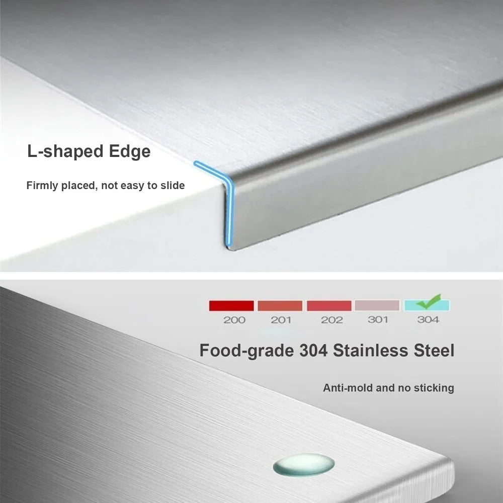 Stainless Steel Cutting Board – Hygienic, Durable & Easy to Clean