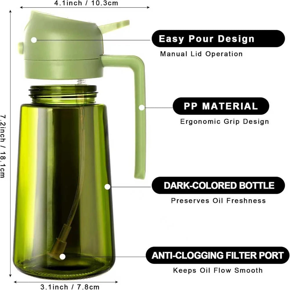 Vibrazo™ Premium Oil Sprayer & Pourer