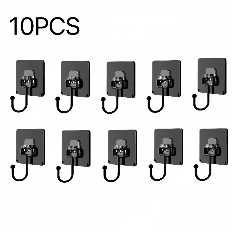 Vibrazo™ Adhesive Wall Hooks – No Drill Strong Hold (Multi-Pack)