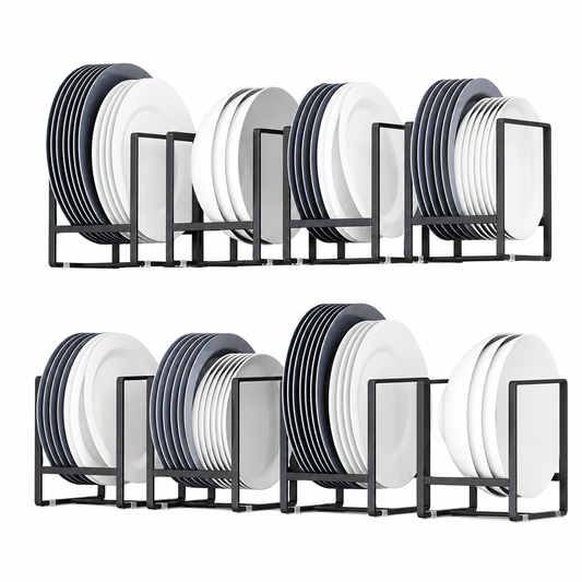 Kitchen Cabinet Organiser Rack | Plate, Pan & Board Storage Stand
